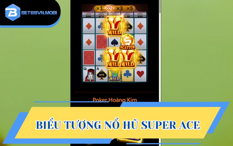 Ký hiệu tượng trưng tại game super ace